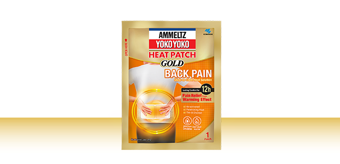 AMMELTZ YOKO YOKO HEAT PATCH GOLD BACK PAIN