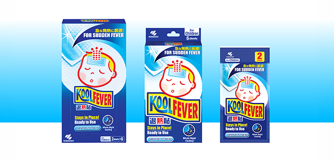 KOOLFEVER COOLING GEL SHEET FOR CHILDREN